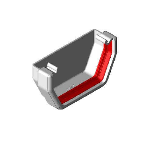 White sealed end fitting