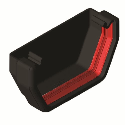 Gutter end sealed